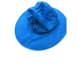 Outdoor Research Hat Sun Boys M 3-6Y Blue Wide Brim Nylon Adjustable Summer
